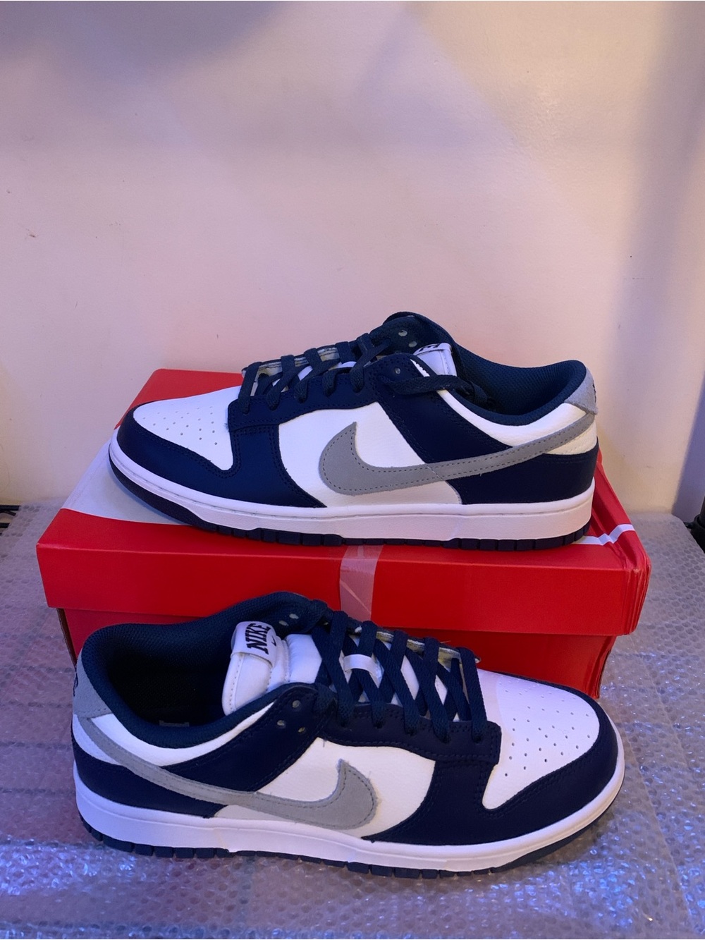 Nike Dunk Low Midnight Navy Smoke Grey FD9749-400 - Men’s Size 9.5